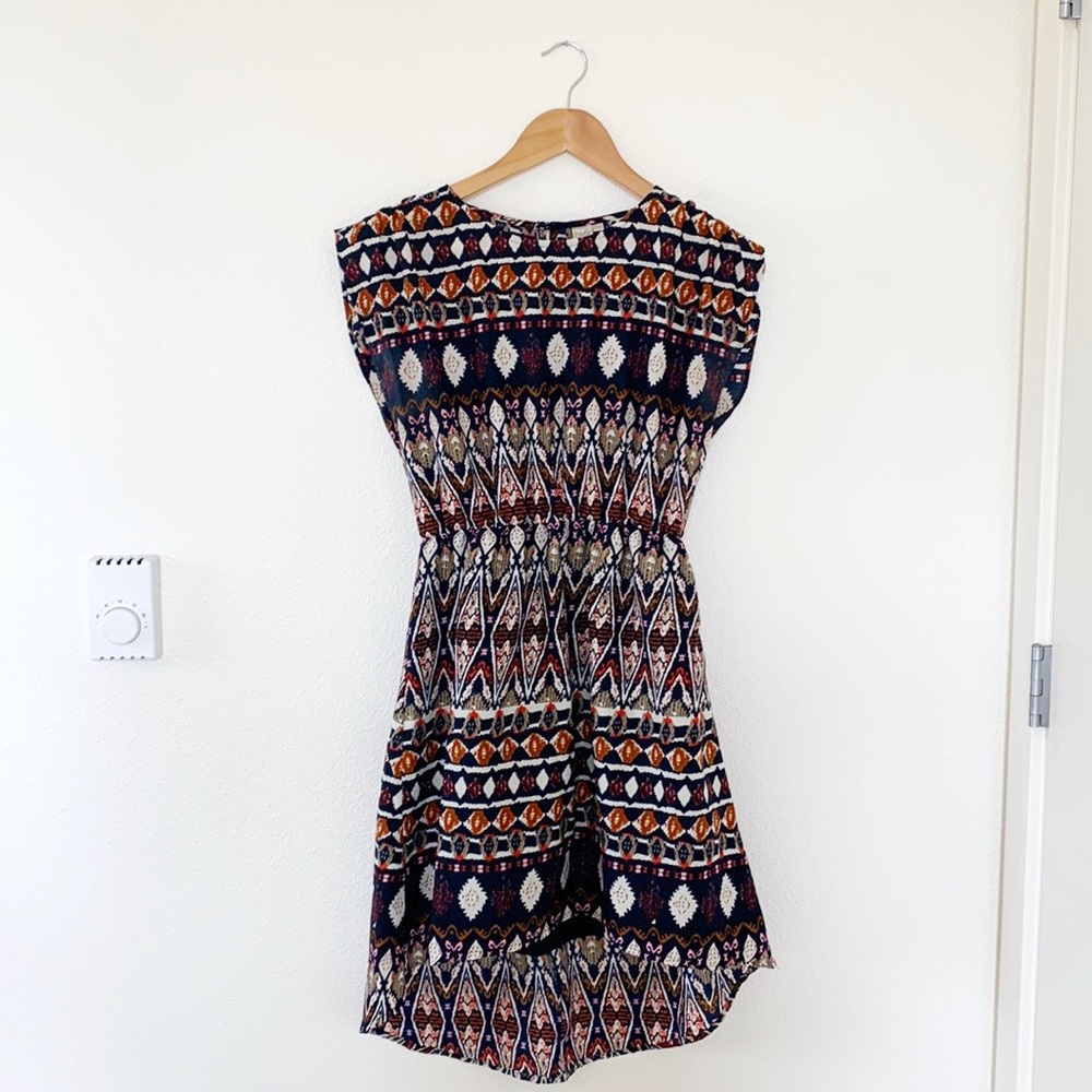 Twik printed high-low dress